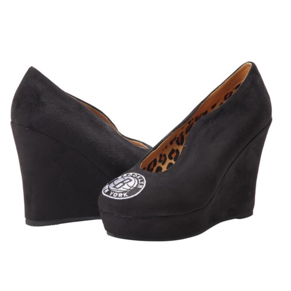 NEW Brooklyn Nets Wedge Pumps in Box!